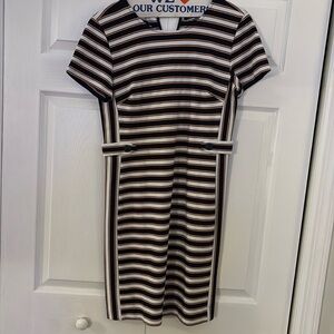 Banana Republic Striped dress. Like New! Worn for interview and that’s it!